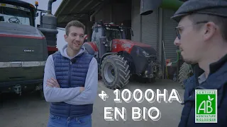 Ep 2/2 - Ils cultivent + 1000 ha en Agriculture Biologique + Essai du Quadtrac 🤩