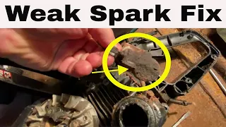 How to fix a chainsaw with a weak spark mac saw will not start