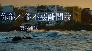 你能不能不要離開我-莫叫姐姐『你能不能不要離開我，究竟是我做錯了什麽』【動態歌詞MV】