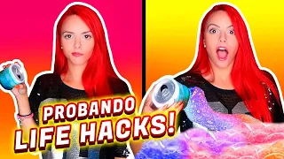 PROBANDO los LIFE HACKS MÁS TONTOS de INTERNET🤯 | Jenny Devil 😈