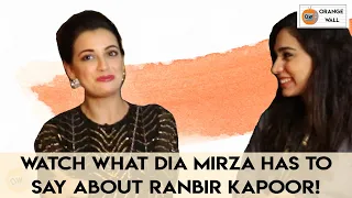 WATCH WHAT DIA MIRZA  HAS TO SAY ABOUT RANBIR KAPOOR ! | KAAFIR | IIFA | ORANGE WALL TV