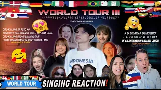 INDONESIAN SINGER WORLD TOUR TO 27 COUNTRIES AND SING IN 27 DIFFERENT LANGUAGES |  Couple REACTION !