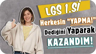 2021 LGS 1.si Ada Coşkun | Kimsenin Kullanmadığı Çalışma Tekniği, Günde Kaç Soru Çözdü!