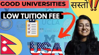 Five Cheapest Universities in USA | Good Universities| Nepali Students | Tuition | Popular Programs