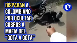 "No me vaya a matar": disparan a colombiano por ocultar cobros del ‘gota a gota’ en Carabayllo