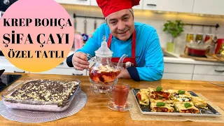 Canlı❗️10 dk'da Fırın Yok! Bebe Bisküvili Nefis Tatlı🌟Kahvaltılık Krep Bohçası👨‍🍳 Chef Oktay Usta