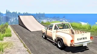 Who Needs Bridges Anyway? #2 - BeamNG Drive Jumps & Crashes