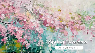 Spring Blossoms | TV Art Screensaver | Twelve 4K Images | No Music | Relaxing spring ambience!