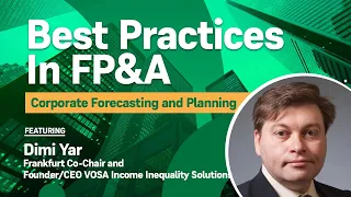 Best Practices in FP&A - Corporate Forecasting and Planning