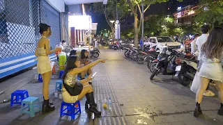 Walking in Vietnam at Night, Ho Chi Minh City District 1 | 4k Walking