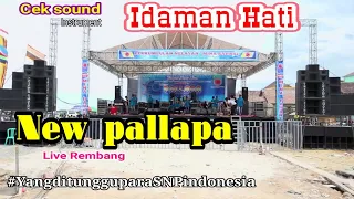 Cek Sound RAMAYANA Instrumen Idaman Hati NEW PALLAPA live Rembang (1) IDAMAN HATI