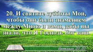 ВидеоБиблия Книга пророка Иезекииля с музыкой глава 20 Бондаренко