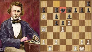 The Only Move! || Morphy vs Löwenthal (1858)