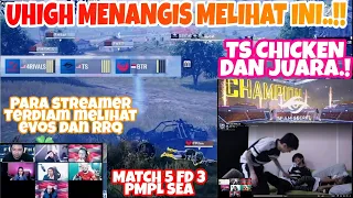 REAKSI PARA STREAMER MELIHAT TEAM SECRET JUARA PMPL SEA SEASON 4 | BTR LOLOS PMGC | CHICKEN TS