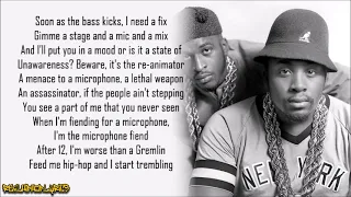 Eric B. & Rakim - Microphone Fiend (Lyrics)