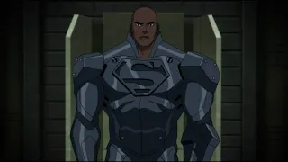 Reign Of The Supermen - STEEL TAKING OFF ARMOUR IRON MAN STYLE