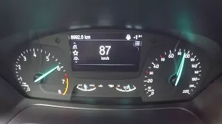 2018 Ford Fiesta 1.0 EcoBoost 100 HP Acceleration 0-100 km/h
