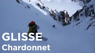 Aiguille du Chardonnet South Face ski touring steep slope mountaineering Chamonix Mont-Blanc