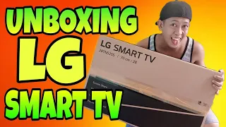 UNBOXING LG SMART TV | ASMR