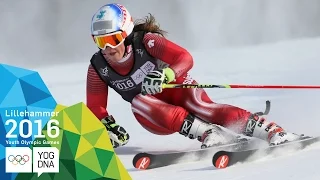 Giant Slalom - Melanie Meillard (SUI) wins Ladies' gold | Lillehammer 2016 Youth Olympic Games