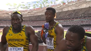 WCH 2015 Beijing - Team Jamaica 4x400m Relay Men Heat 2