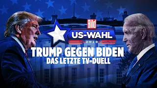 🔴🇺🇸 Trump gegen Biden LIVE: Das letzte TV-Duell vor der US-Wahl | BILD LIVE Spezial