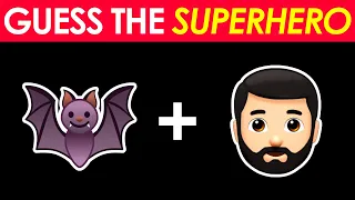 🦸‍♂️ Can You Guess The SUPERHERO by Emoji? 🦸‍♂️ |  Emoji Challenge