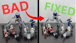 I FIXED The Clone Trooper and Battle Droid Battlepack!!! | How to upgrade your battlepack!!