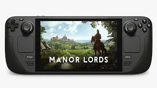 Manor Lords On The Steam Deck