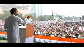 Shri Rahul Gandhi addresses the public at the Bharat Bachao Rally on the BJP's incompetence