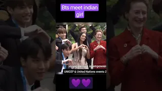 indian lucky girl meet bts #shorts #bts