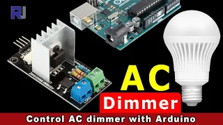 RobotDyn Control AC bulb with Arduino AC Dimmer