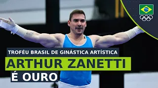 TROFÉU BRASIL DE GINÁSTICA ARTÍSTICA 2023 - Arthur Zanetti é ouro nas argolas