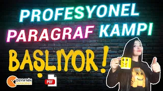 📢PROFESYONEL PARAGRAF KAMPI BAŞLIYOR! #HaleHoca