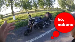 Cel mai misto vlog moto: cu piele la mare pe Honda CB650 R
