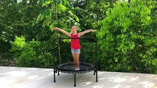 7 Mins Fun SanFran Kids Rebounding on a JumpSport Fitness Trampoline / Rebounder