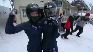 Worldcup 3 Lake Placid ,2-Woman Bobsleigh Heat 1