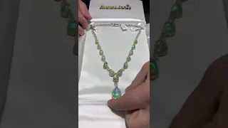 Opal and Diamond Necklace Unboxing Just in Time for Christmas!