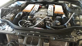 Mercedes E55 AMG bleeding the cooling system