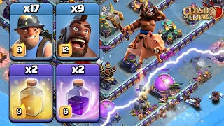 New Level Hog Miner Hybrid Th15 Attack Strategy 2023 - th15 Max hog miner attack strategy