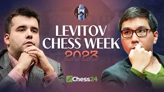 Nepo & Svidler Tied For 1st! Can Vishy & Aronian Catch Them? Levitov Chess Week 2023 Rds 10-14