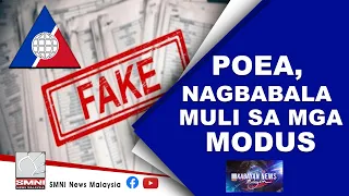 POEA, nagbabala para sa mga Pilipinong nais magtrabaho sa ibang bansa.