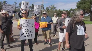 'Stop the Poop' group rallies near U.S-Mexico border over sewage crisis