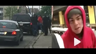 6ix9ine gets exposed for rolling through Chiraq with the Police / Security by Chief Keef & Lil Reese