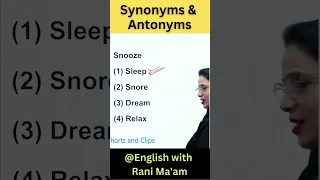 Snooze Synonyms #synonyms #vocabularybuilding #vocabulary #trending #shorts