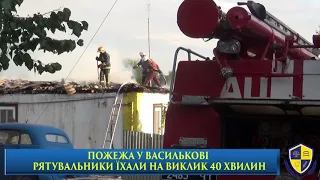 Пожежа у Василькові 1.09.2017