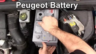 How to Remove and Replace the Battery in a Peugeot 307 and 308