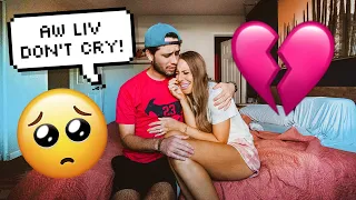 Crying In My Husband's Arms.. *CUTE REACTION*