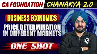 Business Economics: Price Determination in Different Markets | CA Foundation Chanakya 2.0 Batch 🔥