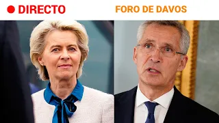 FORO DAVOS UE: VON der LEYEN: "La ARTILLERÍA RUSA está BOMBARDEANDO almacenes de CEREALES" | RTVE